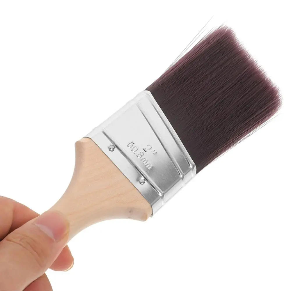 

Практичная утолщенная кисть для чистки, инструмент для чистки, кисть с ручкой из цельного дерева, жесть, мягкая щетина, угловые инструменты для чистки стен, покрытие