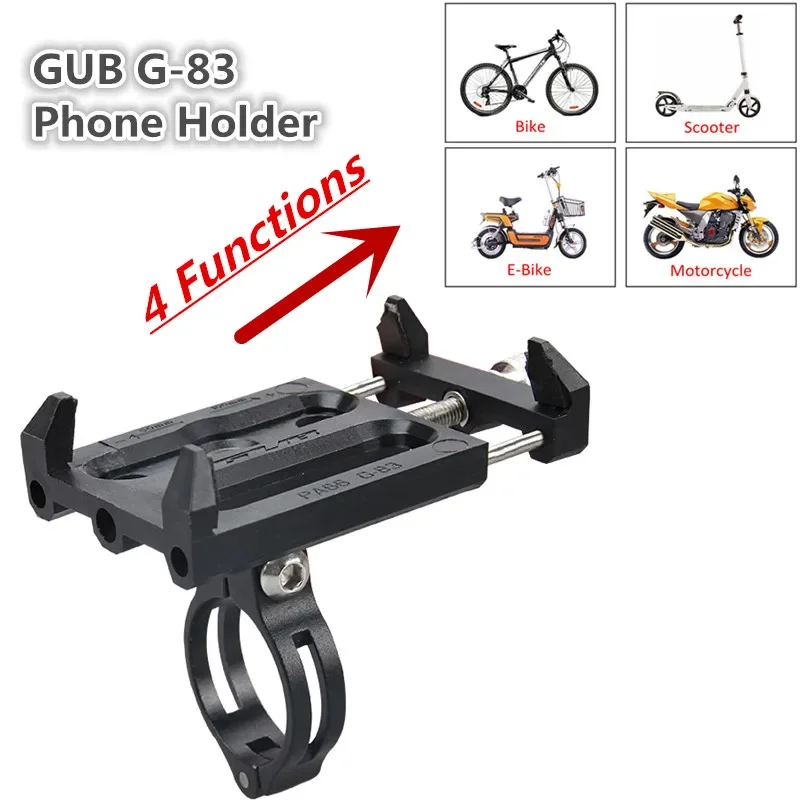 

GUB G-83 5.5' adjustable Universal Cycle Bicycle Bike Phone Holder Handlebar Clip moto GPS support Mount Stand soporte gps