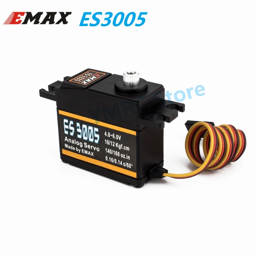 

4 шт. EMAX ES3005 42g 4,8-6,0 В, аналоговый водонепроницаемый сервопривод с металлической шестерней для радиоуправляемого дрона с фиксированным крылом, самолетом, автомобилей, лодок, аксессуары