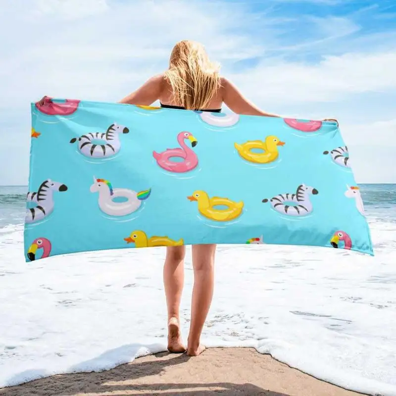 Free shipping 2pcs Sublimation Beach Towels Blank for Adults