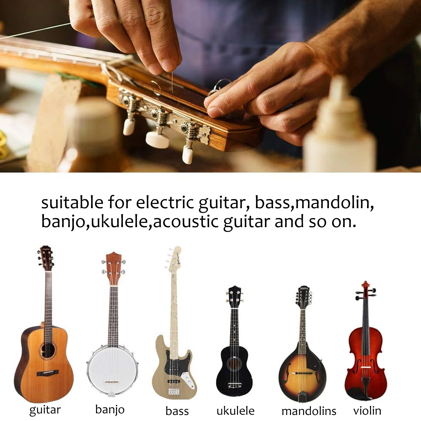 

String Maintenance Tools String Repairing Tools Care Set of Tools Guitar Repair Tools Guitar Setup Kit