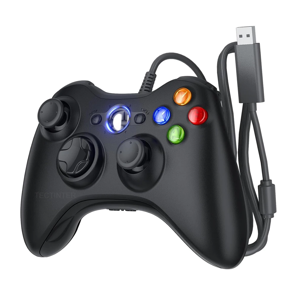 유선 USB 게임 컨트롤러, Xbox360 콘솔 조이패드, Win 7, 8/10 PC 조이스틱 컨트롤, 만도 게임패드, Xbox 360 액세서리 