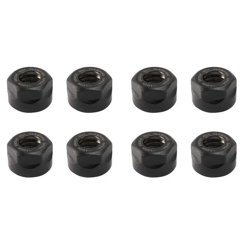 Y42A-8X ER20 Collet Clamping Nuts For CNC Milling Chuck Holder Lathe