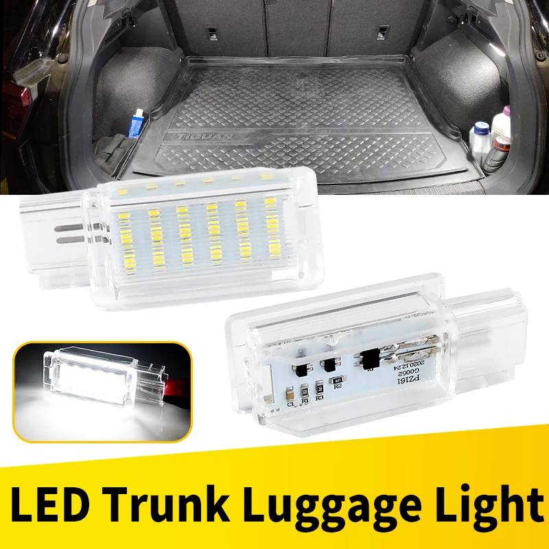 2Pc LED Luggage Trunk Lights Luggage Compartment Lamp for Buick Encore Envision for Chevy Camaro Malibu GMC Acadia /Cadillac XTS