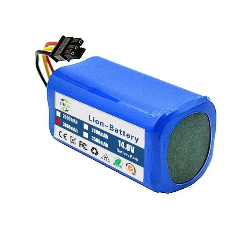 Battery For Qihoo 360 S5 S7 S7Pro T90 X9 3000mAh 14.4v Robotic Vacuum Cleaner Replacement Batteries Part