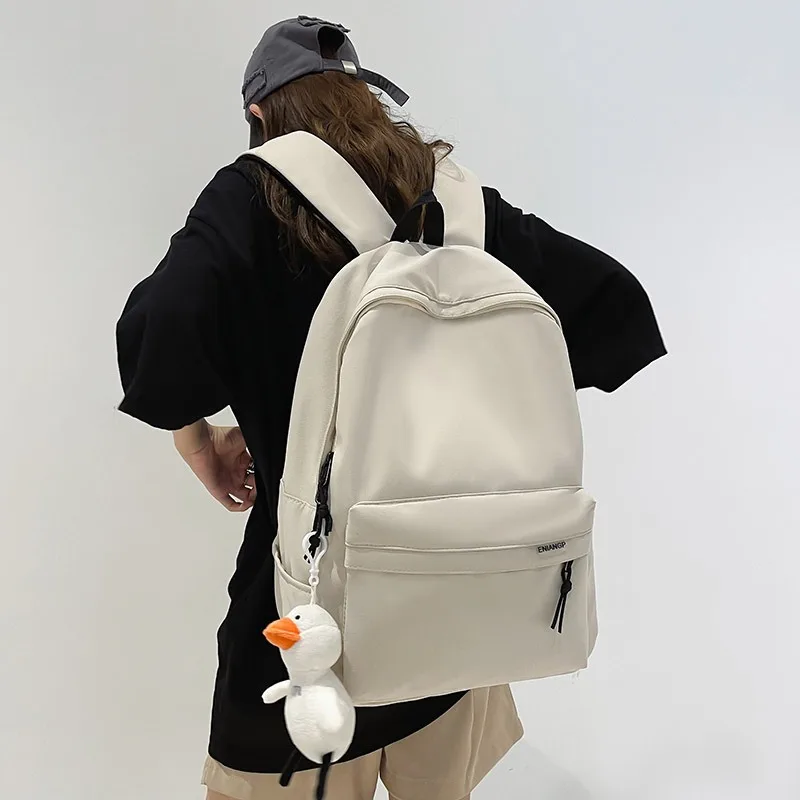 Casual Men's Simple Travel Backpack Female College Student High School Student School Bag Mochila Escolar Niña