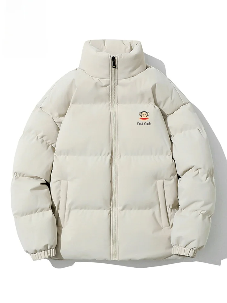 

Мужская хлопковая куртка Paul Frank Large-Mouth Monkey с воротником, весна-осень, новая, свободного кроя, теплая, с наполнителем из полиэстера