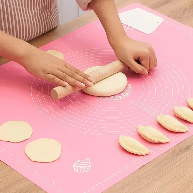 Silicone Baking Mat Pizza Dough Maker Pastry Kitchen Gadgets Cooking Tools Utensils Bakeware Kneading Accessories Lot