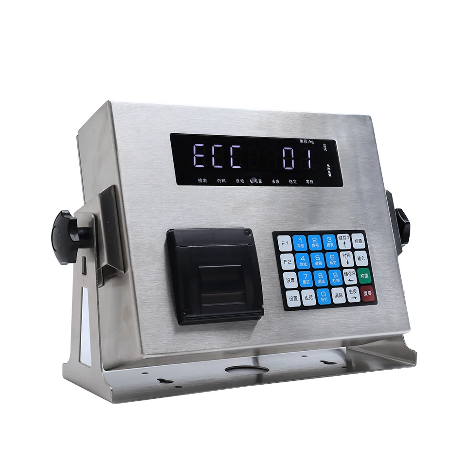 DIY Electronic Weighing Scale Indicator Keli D2008 Load Meter With 4 Pieces Load Cell Platform Scale