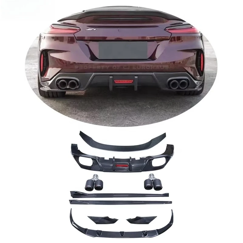 Carbon Fiber AC Style Body Kit for Z4 G29 Upgrade Aerodynamic Kit Front Bumper Lip Side Skirt Splitter Rear Diffuser Spoiler