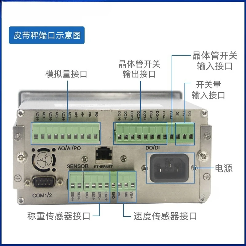 AD2020F Belt Scale Weighing Instrument Display Spiral Flow Dosing System Metering Controller