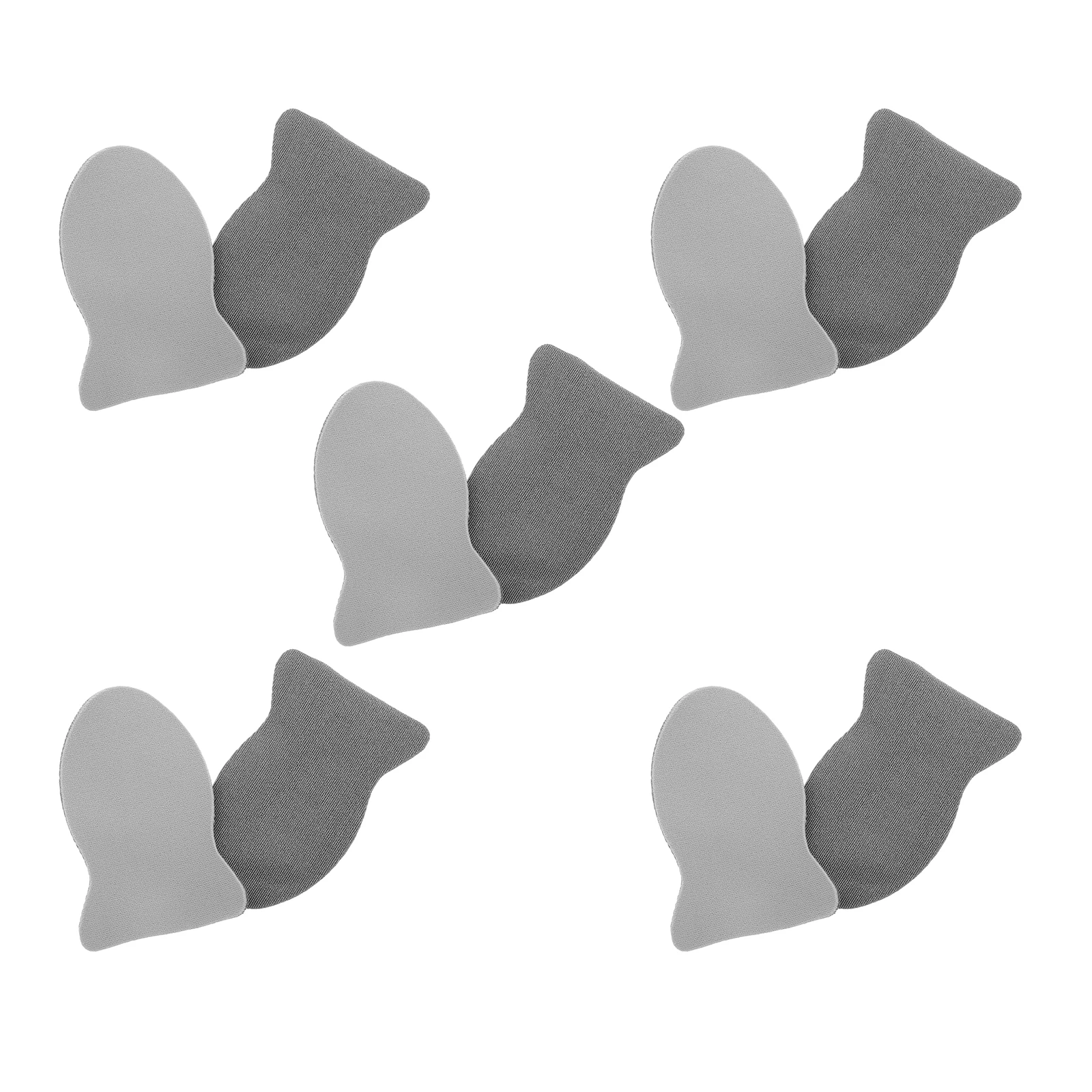 

10pcs Gaming Finger Sleeves Grey Ultra Thin Breathable Durable Mobile Game Thumb Covers Reusable Screen Protectors For Racing