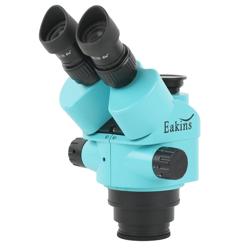 Eakins 7X-45X 3.5X-90X Simul-Focal Trinocular Microscope Zoom Industry Stereo Microscope Head Super Widefield 10X20MM Eyepieces