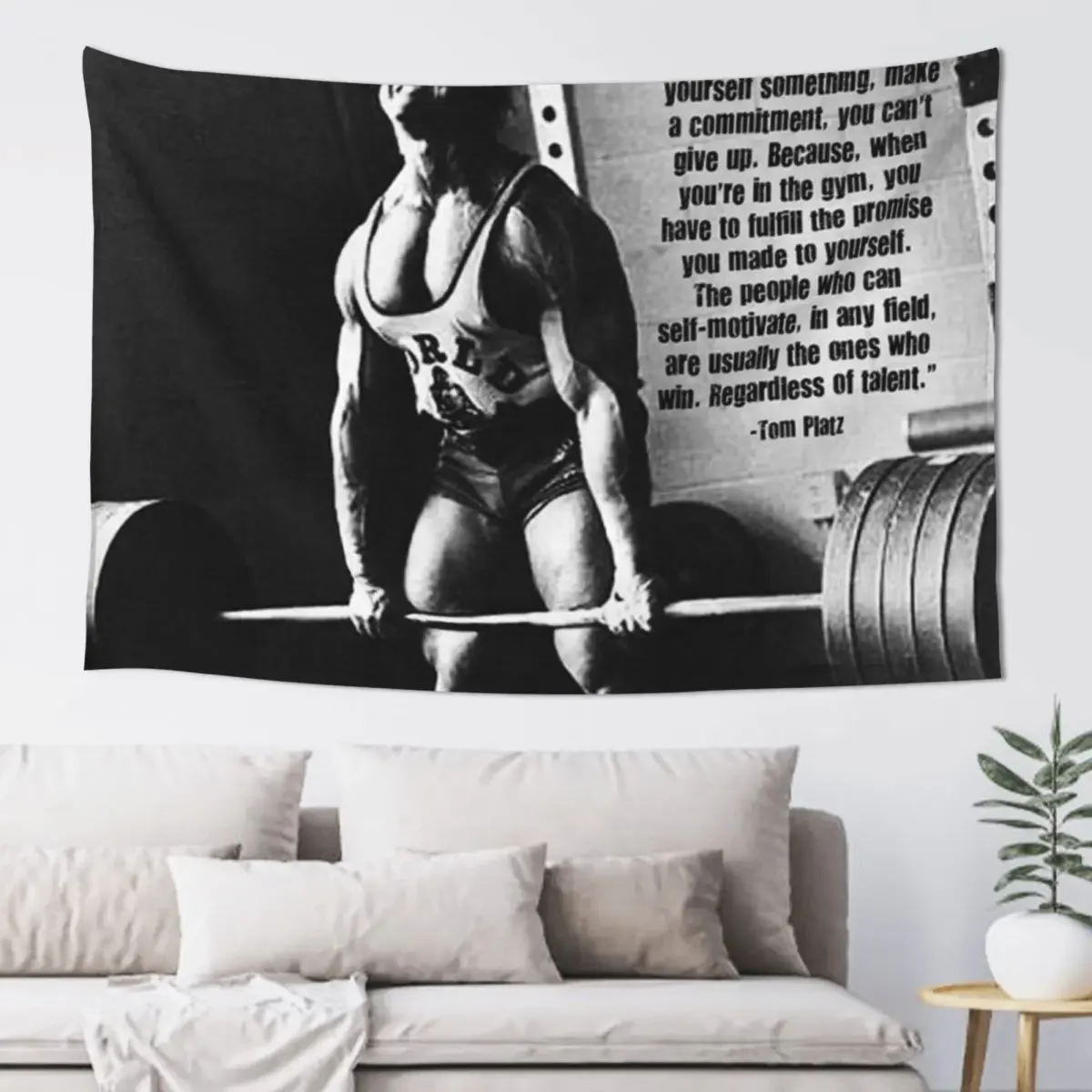 

Bodybuilding And Fitness Inspirational Quote And Saying Tapestry Home Decor Accessories Funny Tapestry