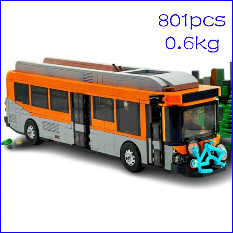 ชุดของเล่นประกอบโมเดลรถบรรทุก รถตู้ รถบัส และอื่นๆ แบบ DIY รุ่น MOC-130692 ตัวต่อขนาดเล็ก ของเล่นเสริมพัฒนาการ ชุดของขวัญ ของตกแต่ง