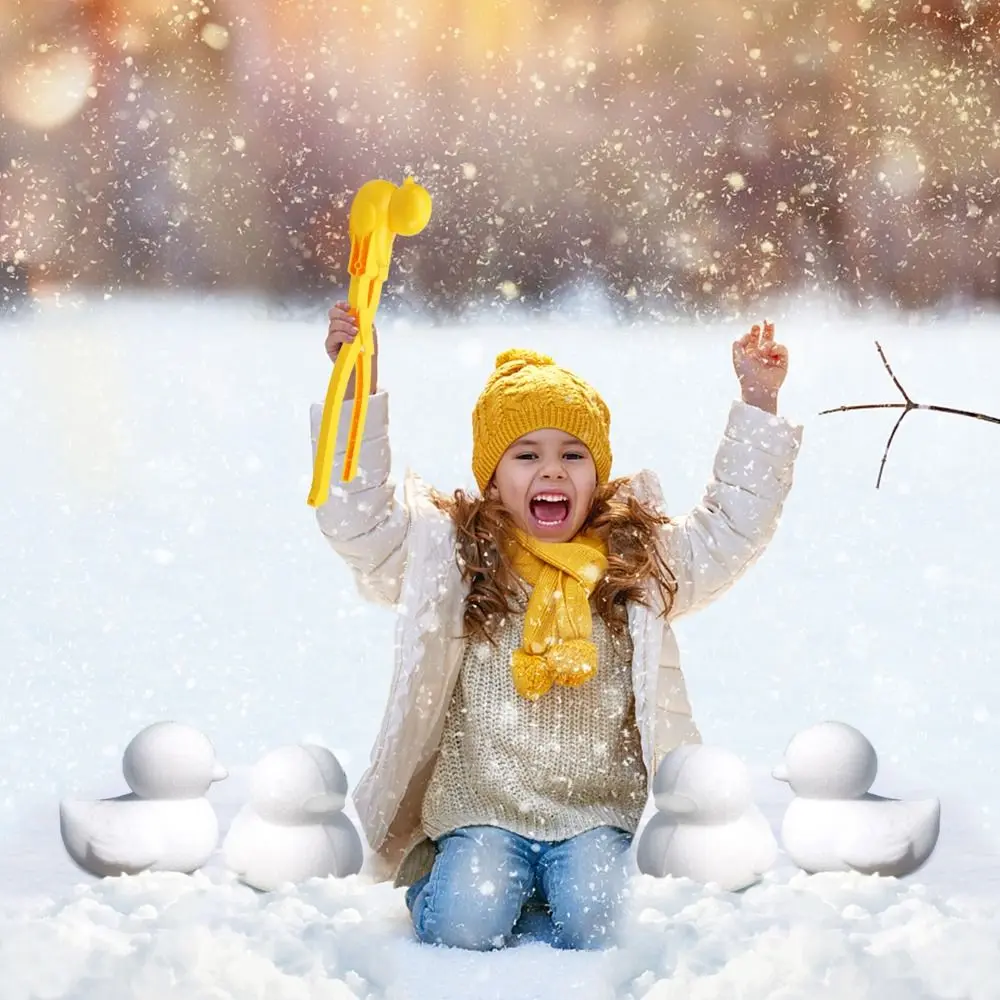 Sports de plein air boules de neige combat fabricant de boules de neige ours pince à boules de neige canard pince à boules de neige fabricant de boules de neige moule de fabrication de sable