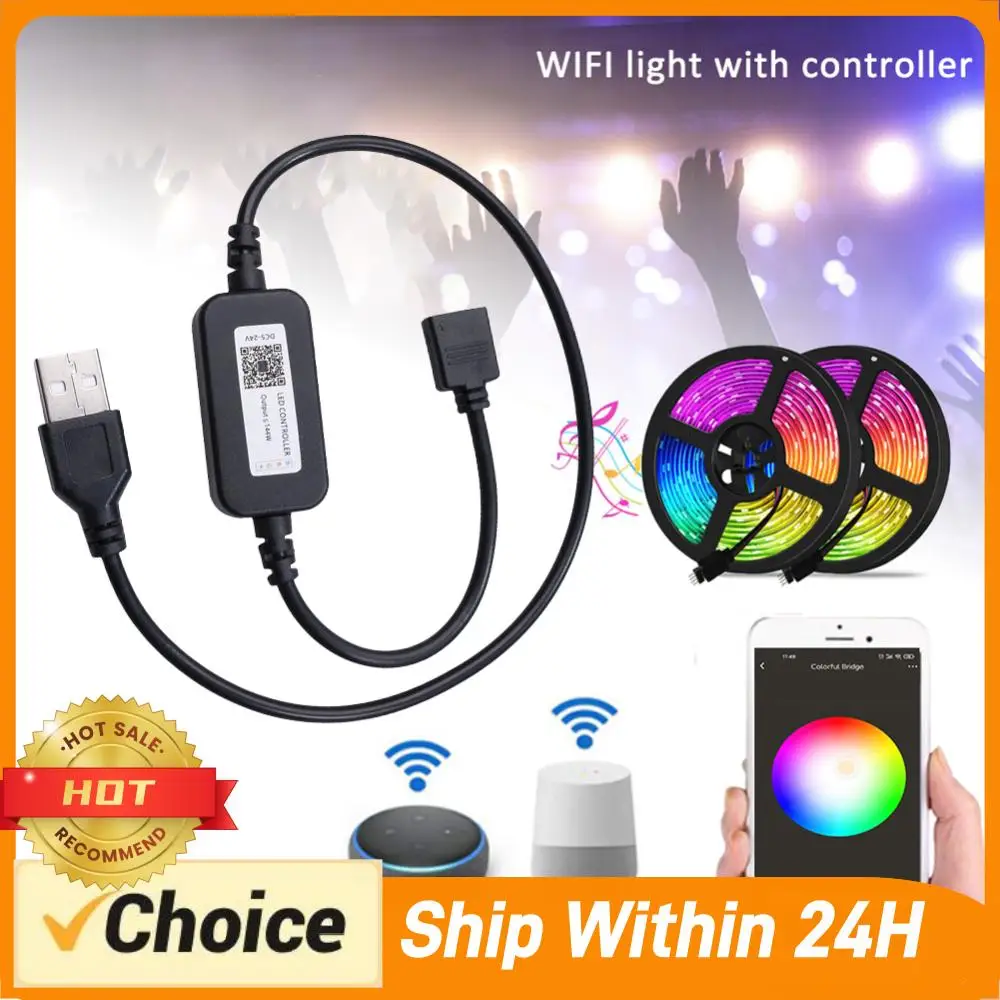 

Bluetooth-совместимый контроллер светодиодной ленты RGB с изменением цвета, аксессуары для освещения