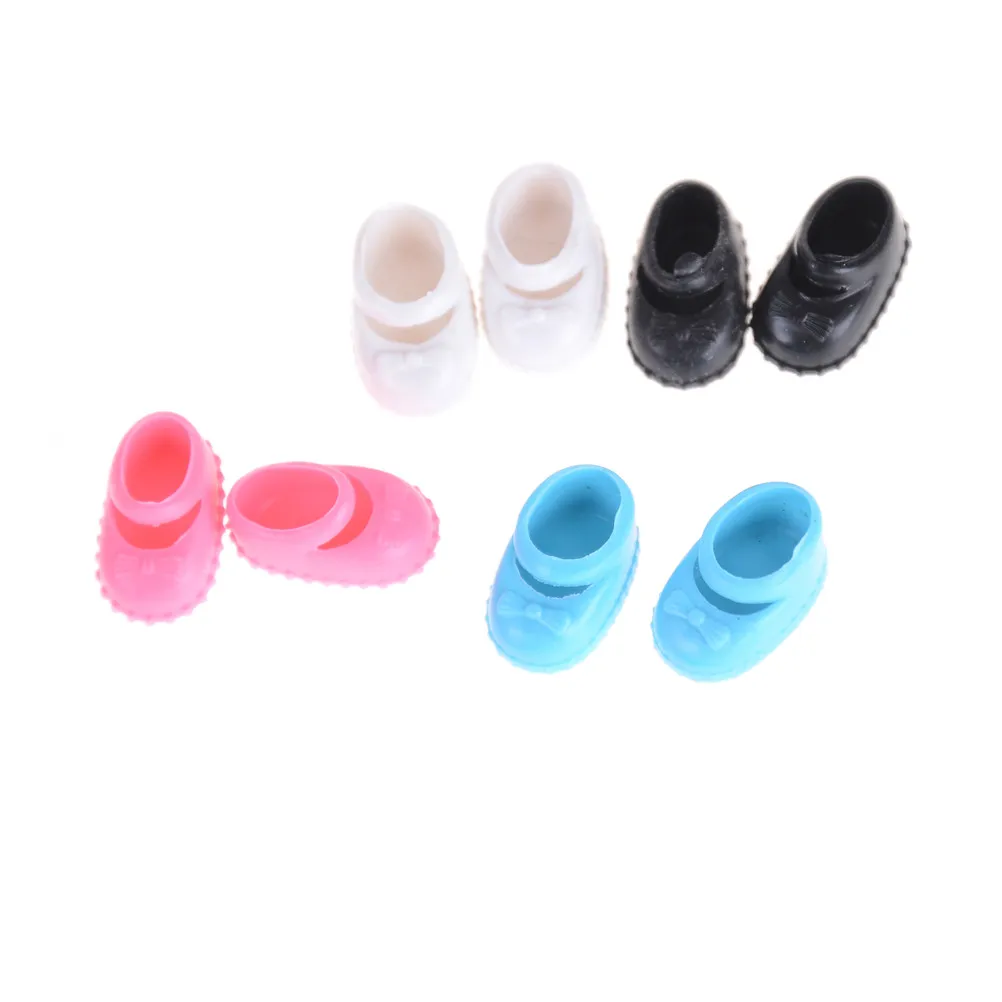 5Pairs Random 12cm Doll Shoes Accessories Kelly Doll Confused Doll Simulation Shoes Kids Gift Toy