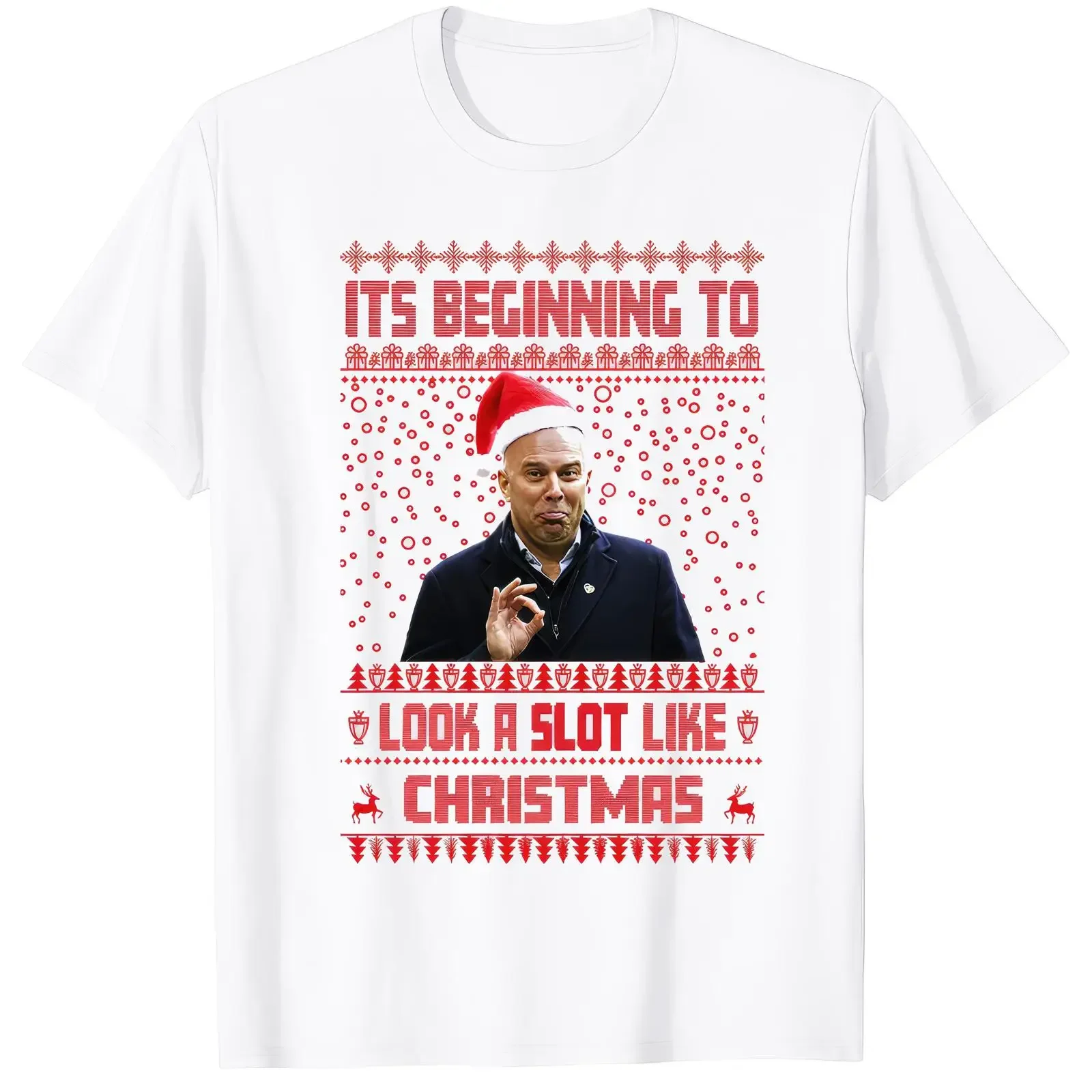It s Beginning To Look A Slot Like Christmas T Shirt Funny Holiday Attitude Festive Xmas Humor vintage Washed Breathable