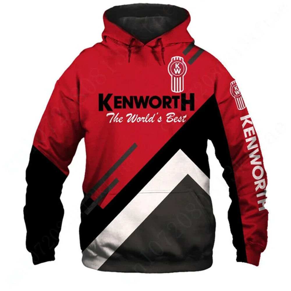 Kenworth Sweatshirt Harajuku Oversize Zip Hoodie Unisex Clothing Anime Hoodies For Men Women 3D Printing Pullover Casual Hoodies