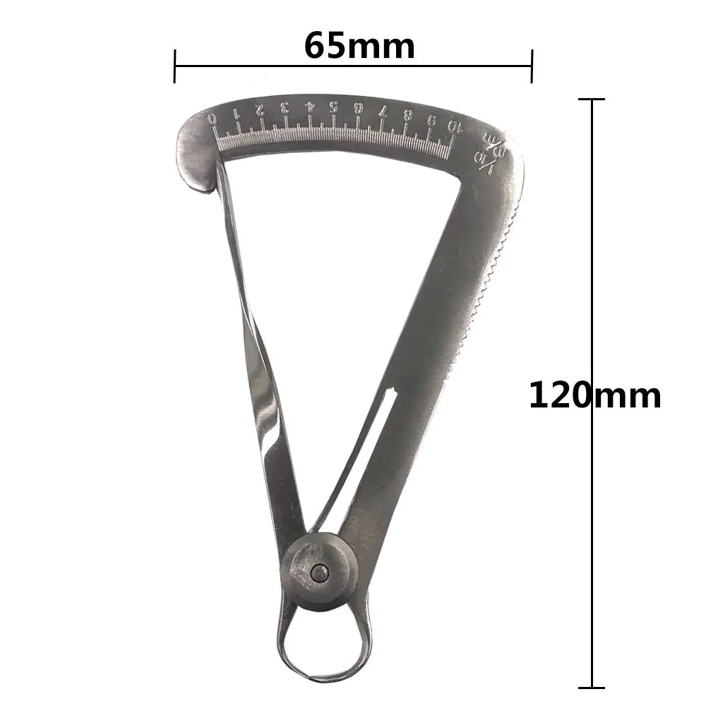 1.0cm Range Stainless Steel Inner Caliper Professional Measuring Tool Jewelry Making Measuring Tools