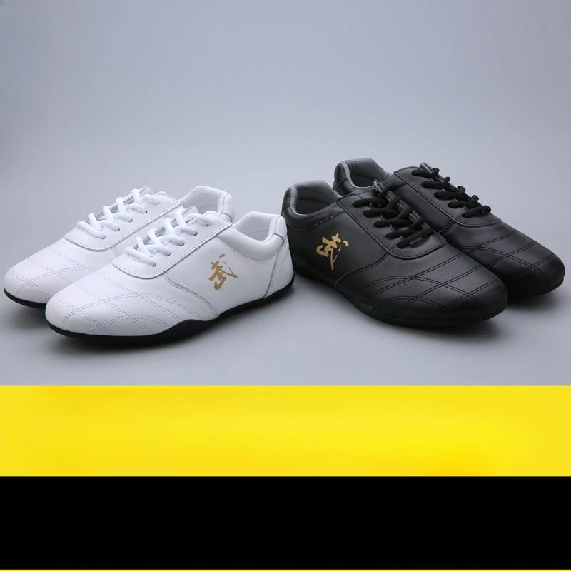 Chaussures d'arts martiaux professionnels pour hommes et femmes, chaussures de chapelle Tai, chaussures de créateur pour couples, chaussures d'entraînement de gym, chaussures unisexes, marque Kung Fu, noir et blanc