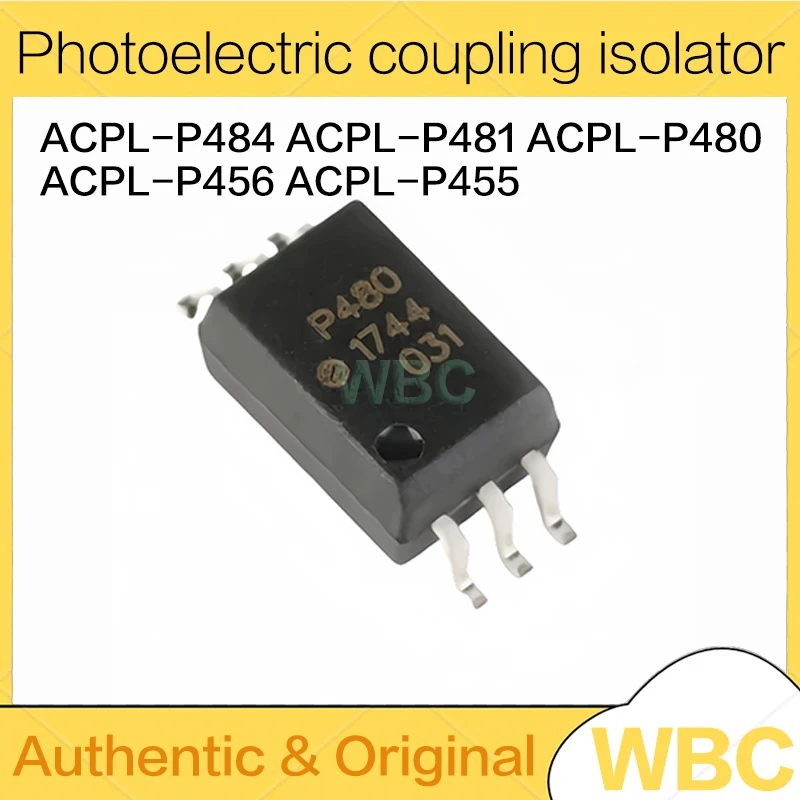 5Pcs P455 P455V P456 P456V P480 P480V P481 P484 ACPL-P455 ACPL-P456 ACPL-P480 ACPL-P481 ACPL-P484 SOP-6 Optocoupler new original