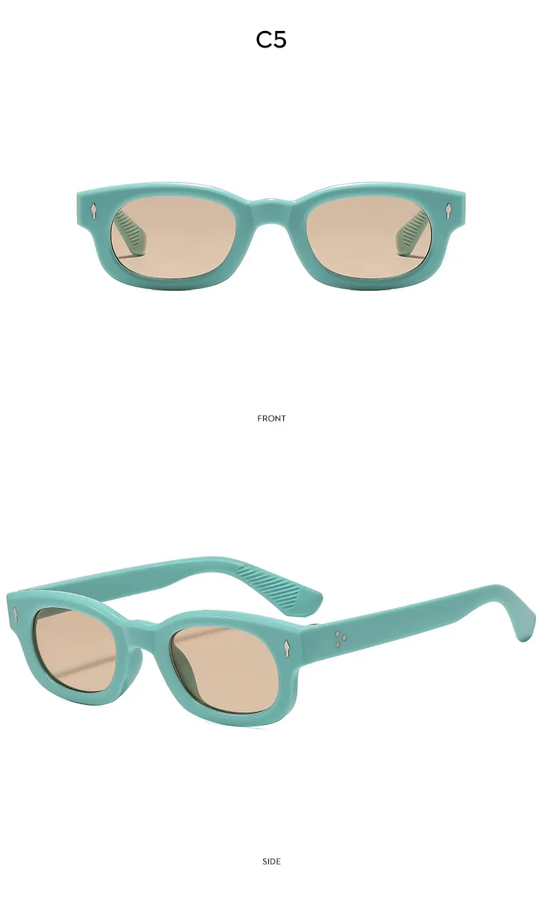 Small Frame Fashion Square Sunglasses for Men and Women