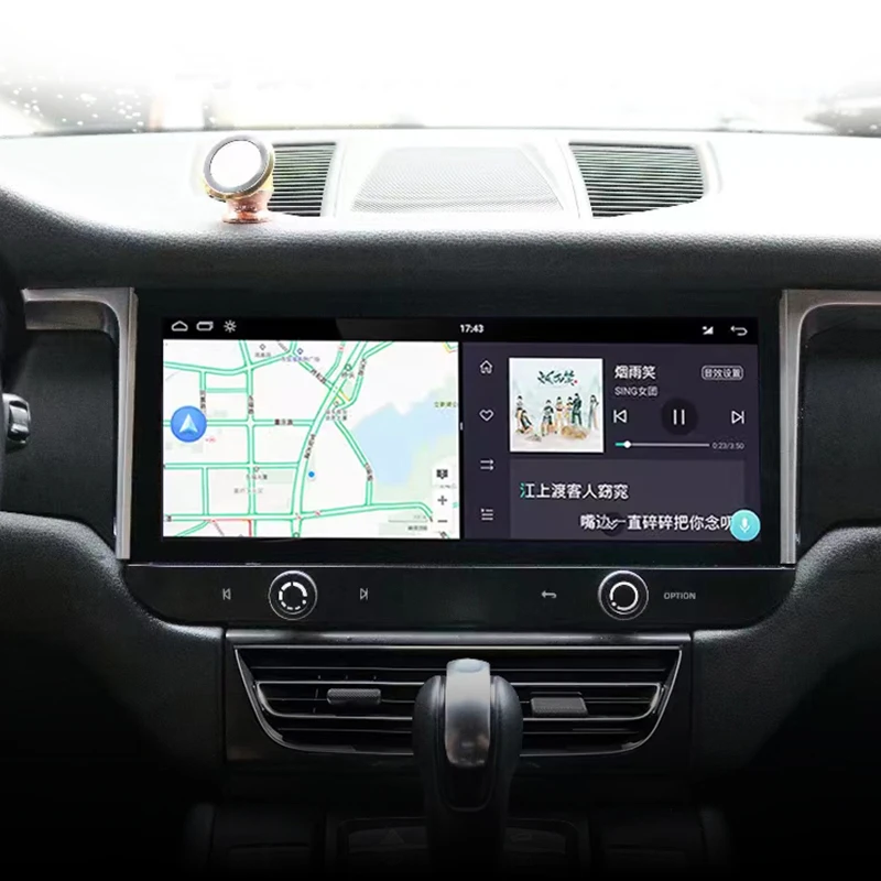 12,3 Zoll DVD Autoradio Stereo Android 11, Touchscreen-Multimedia-Player, Carplay, GPS-Navigation für Porsche Macan 2014–2017