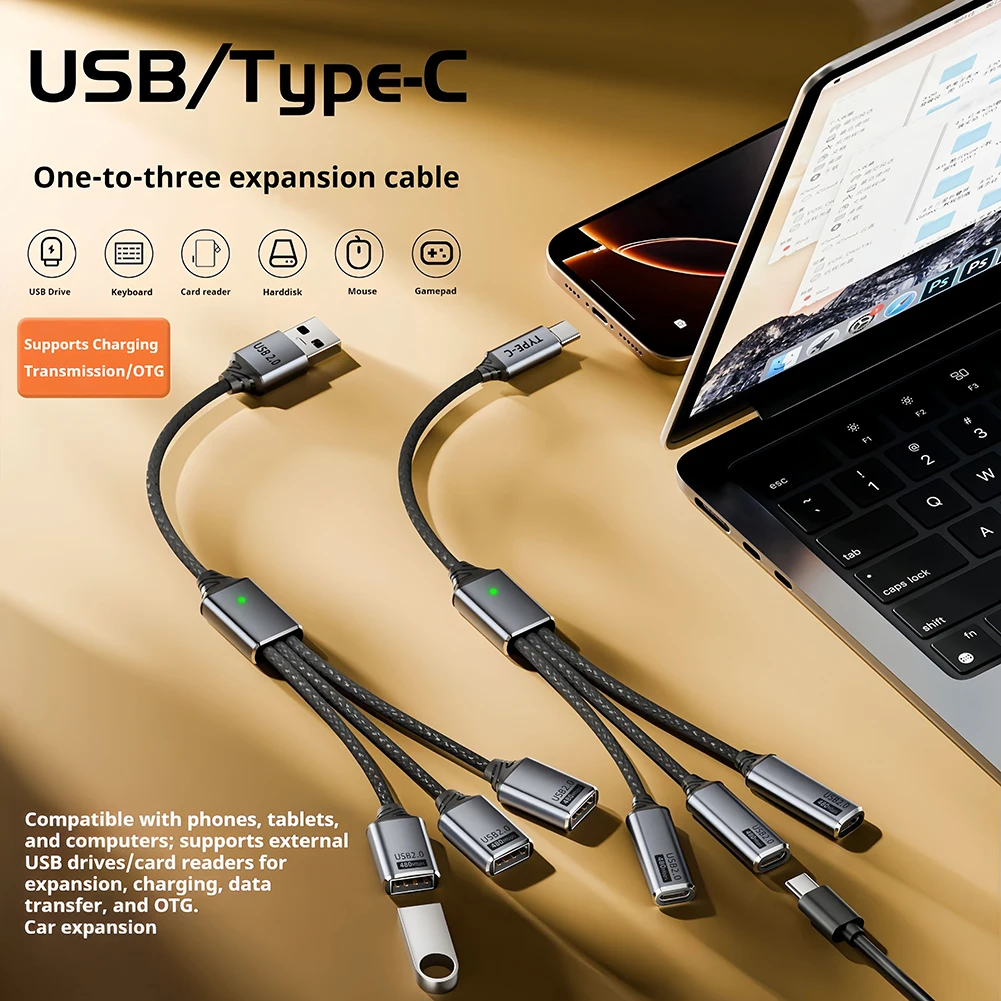 Usb Splitter 3 Port…