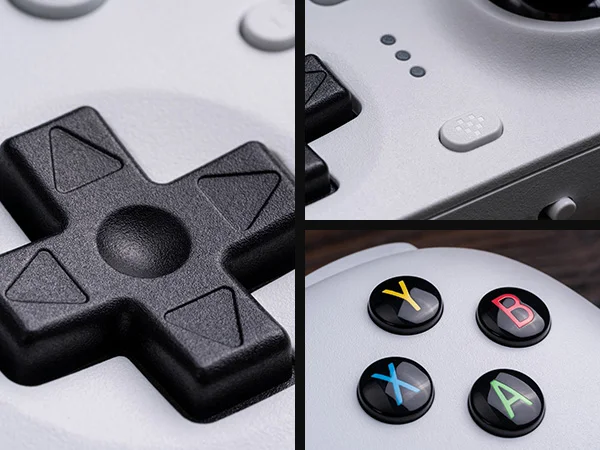 8Bitdo Pro2 Bluetooth Game Controller Wireless Gamepad mit Hall-Effekt für Nintendo Switch, PC, Macos, Android,Steam, Himbeer Pi – Detail 7