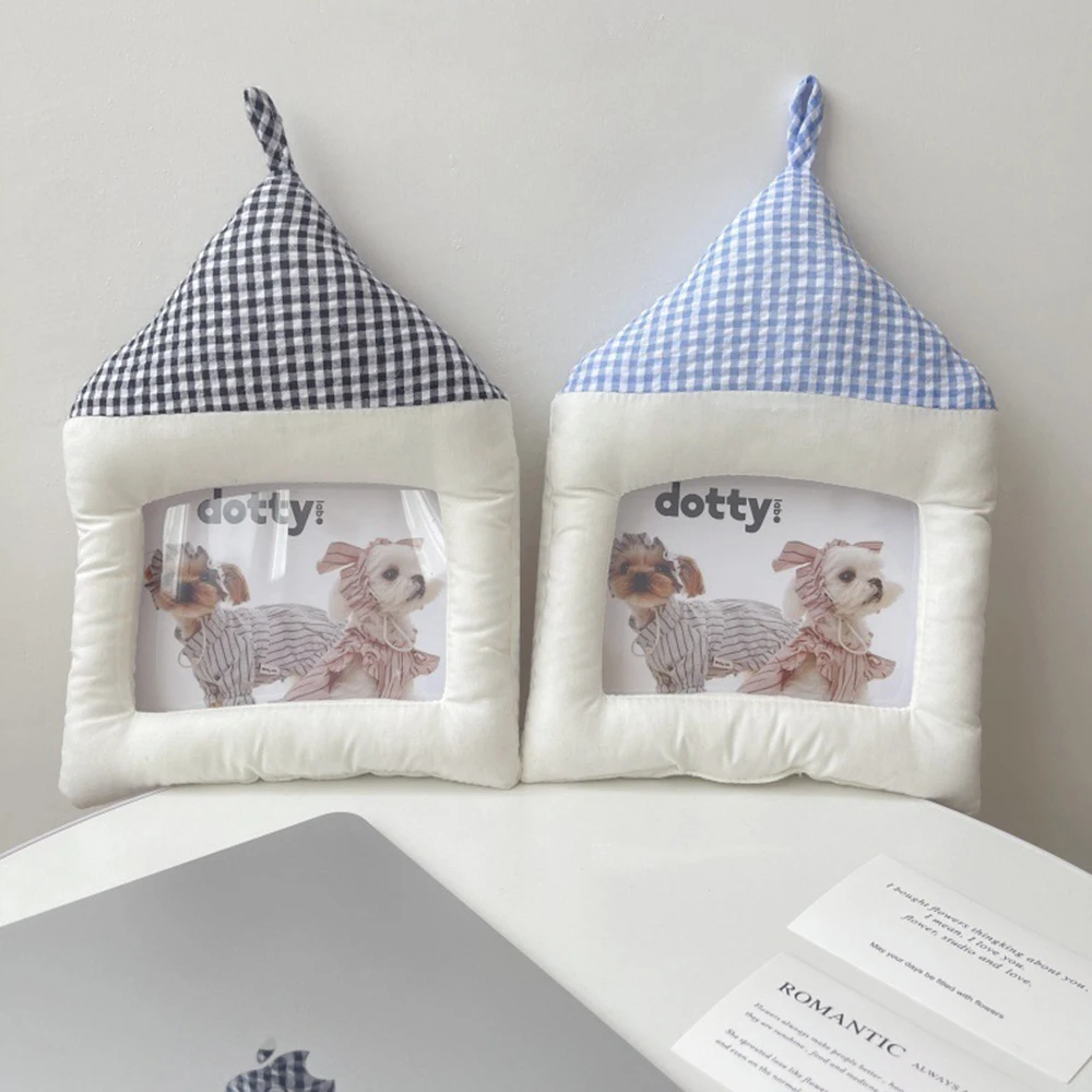 Cute House Photo Frame – Korean Style Children Room Wall Hanging Decor for Pet Pictures
