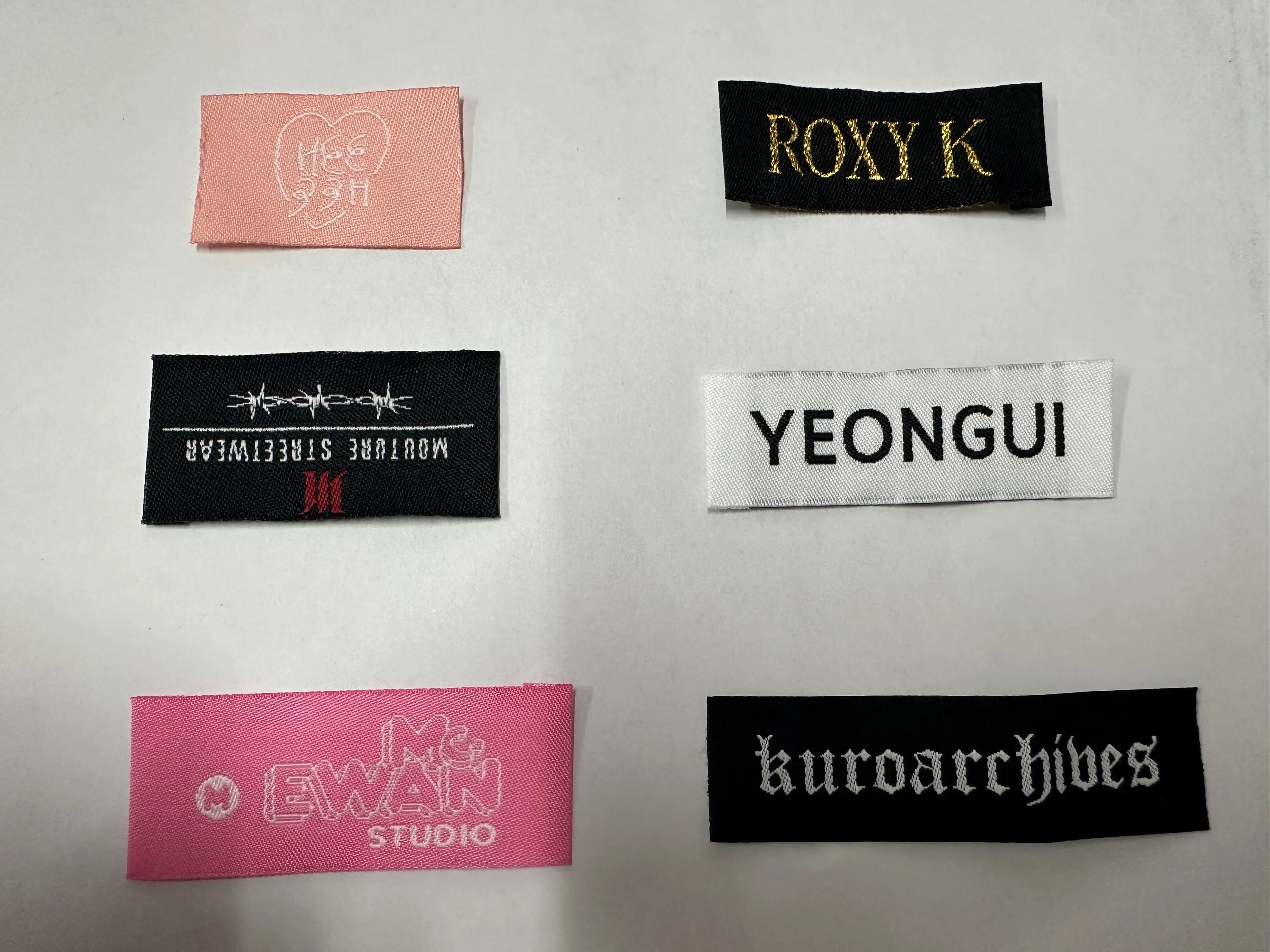 

Custom Personalize Embroidered Labels Clothing Private Handmade Labels Brand Labels sewing knitting and embroidery Labels