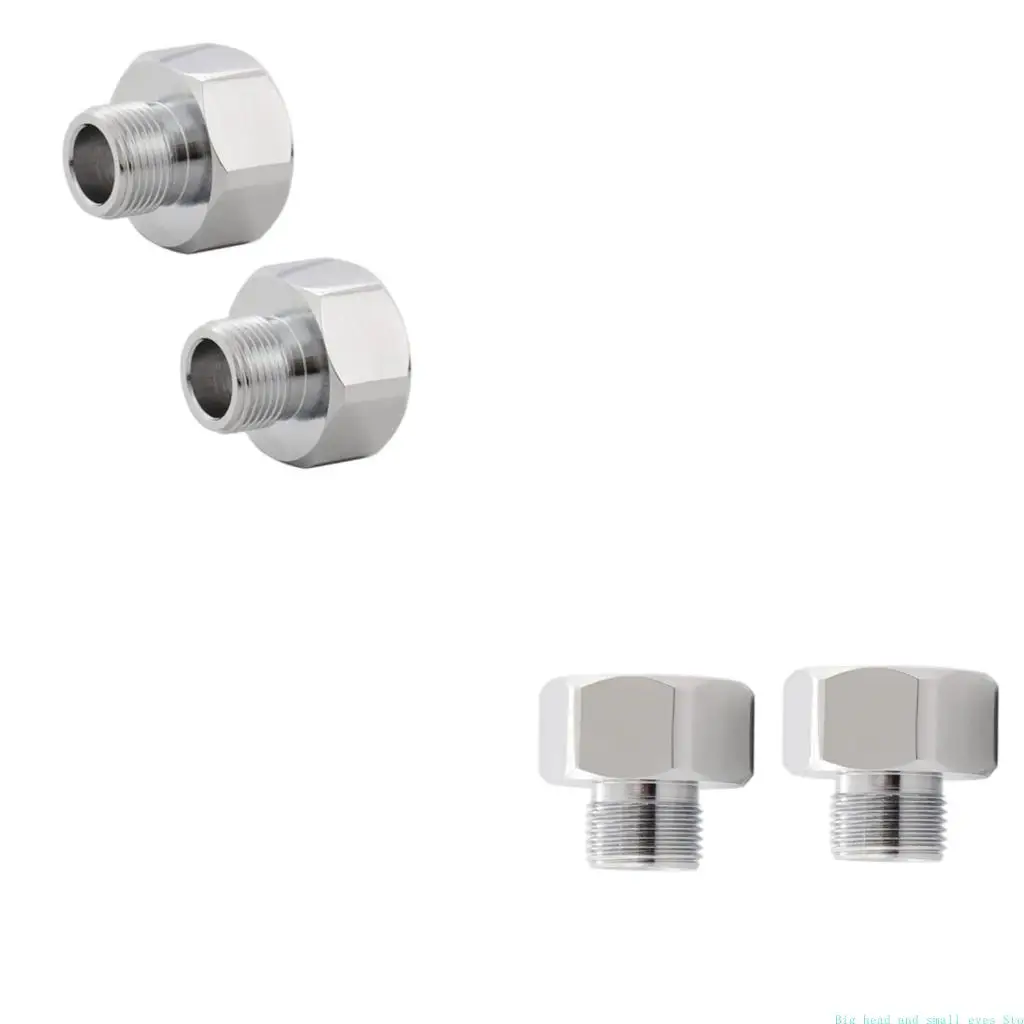 

581c 2pcs из нержавеющей стали G3/8 мужчин до G1/2 Женский адаптер для женского шланга с G1/2