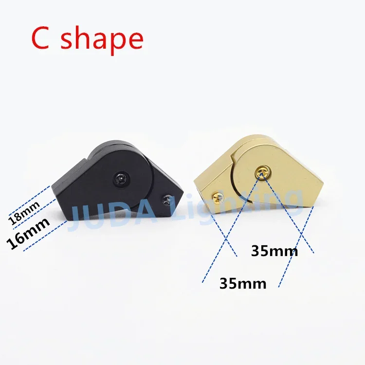 Geformte Stent LED Rohr halterung Pendel leuchte Adapter Winkel Pendel leuchte Rohr verbinder Kronleuchter Beleuchtung Zubehör