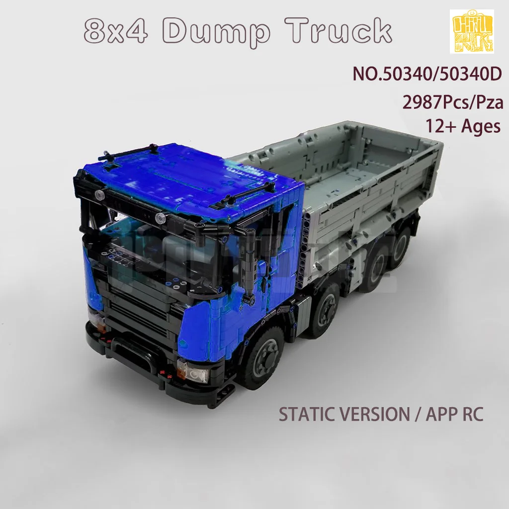 

Moc 5034 8x4 Truck App Model With PDF Drawings Building Blocks Bricks Kids Educational DIY Toys Birthday Christmas Gifts