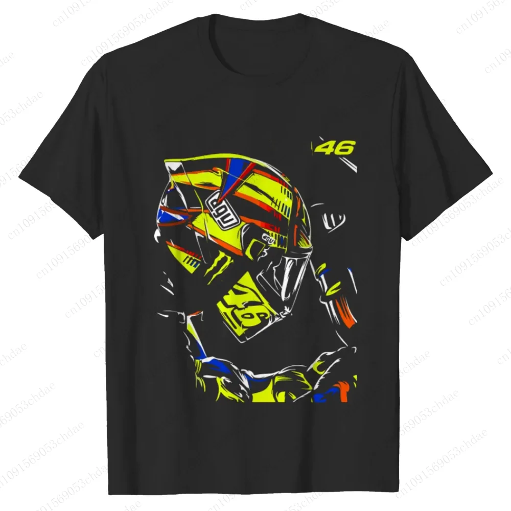 Vendita calda 2024 Estate Autunno Moto Tee Rossi Mens Street Fathion Style Moto gp T-shirt Traspirante Motociclista Allentato Tee