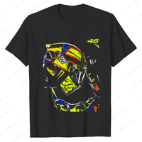 Hot Selling 2024 Summer Autumn Motorcycle Tee Rossi Mens Street Fathion Style Moto g.p T-shirt Breathable Motorcyclist Loose Tee