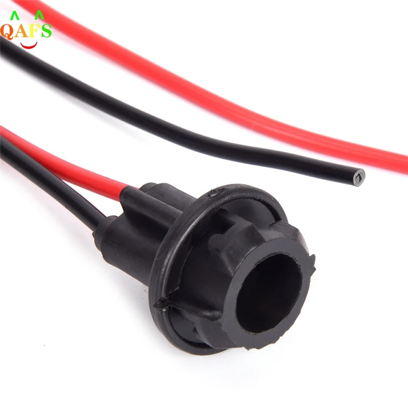 T10 W5W Light Bulb Socket Holder fit Car Truck Boat Soft Rubber Connector New
