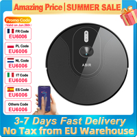 ABIR X6PRO Robot Vacuum Cleaner, Visual Navigation,APP Virtual Barrier,6000PA Suction,Smart Home Mop,Floor Carpet Washing