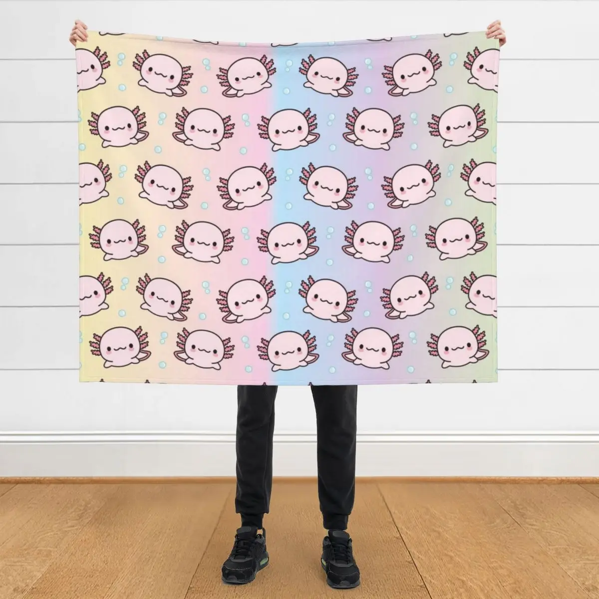 

Cute Axolotl Throw Blanket Hair Luxury Thicken Thermal Blankets
