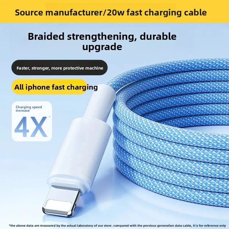 100W Fast Charging for iPhone 15/iPad/MacBook | USB 3.1 Gen 2, Durable Nylon-Braided-MFi-Certified Braided USB-C to C PD Cable