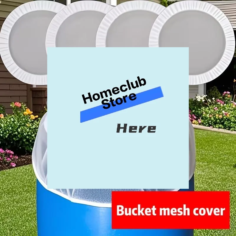 Outdoor Mesh Cover Netting For Rain Barrels Water Collection Buckets Cover Water Tank Protection Garden Supplies【Homeclub】