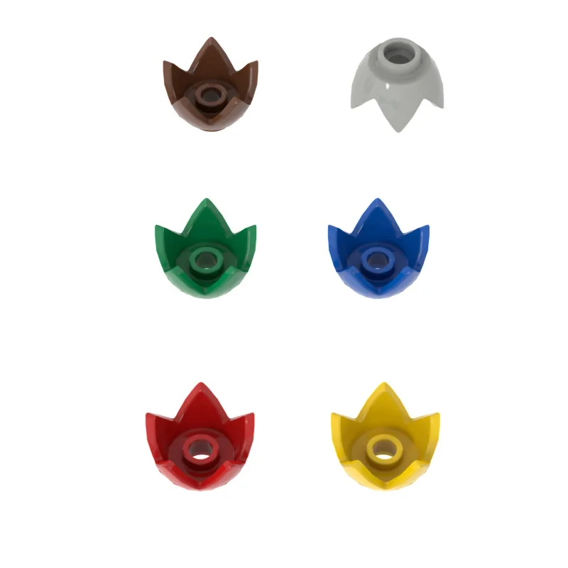 MOC Building Block Accessories Crown Petal Puzzle Assembly in Bulk 2200 Compatible LEGO 39262