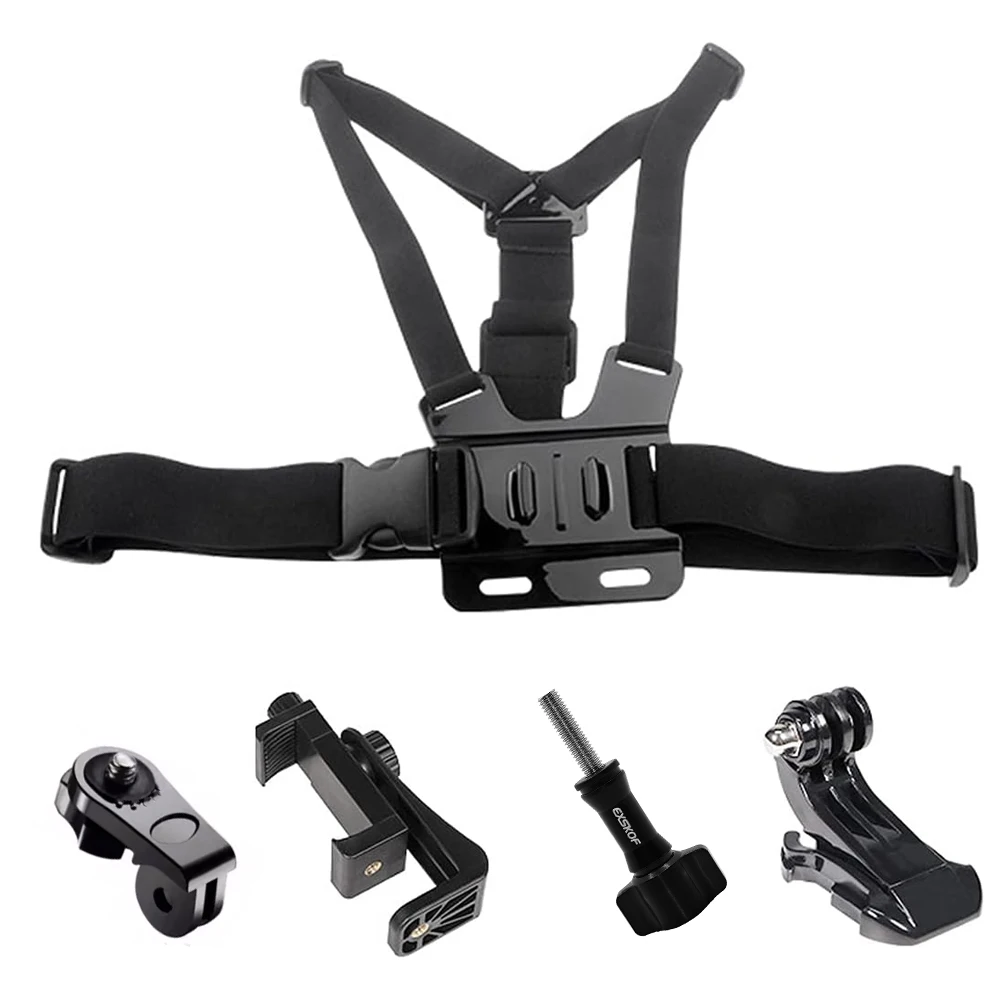Einstellbare Brustgurt Halterung Kabelbaum Halter Für GoPro Hero 13 12 11 10 9 Insta360 SJCAM AKASO DJI Osmo Action Kamera Zubehör