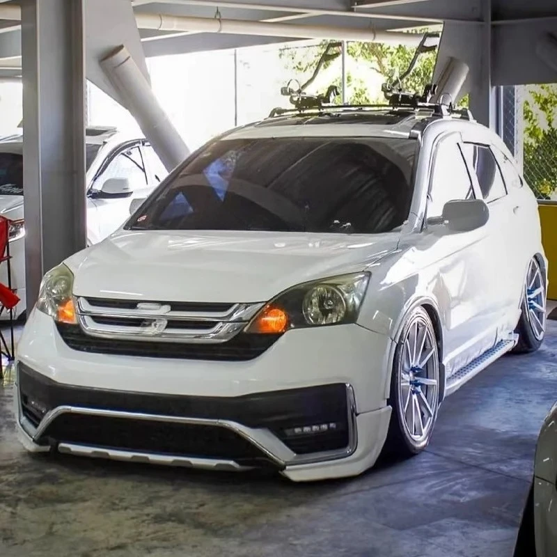 Car Exterior Body Kit for CRV, Front Bumper Grille Upgrade Set with Spoiler & Diffuser for Auto Styling Modification