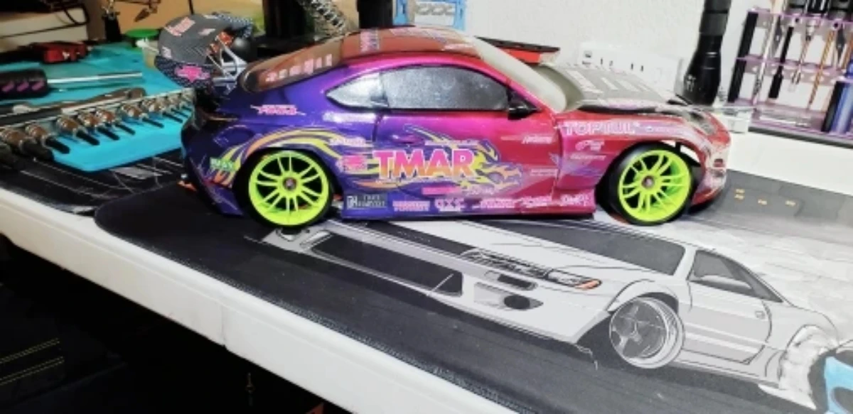 

Наклейки для радиоуправляемых машинок, подходят для кузова Silvia S13 TMAR RC Drift в масштабе 1/10.