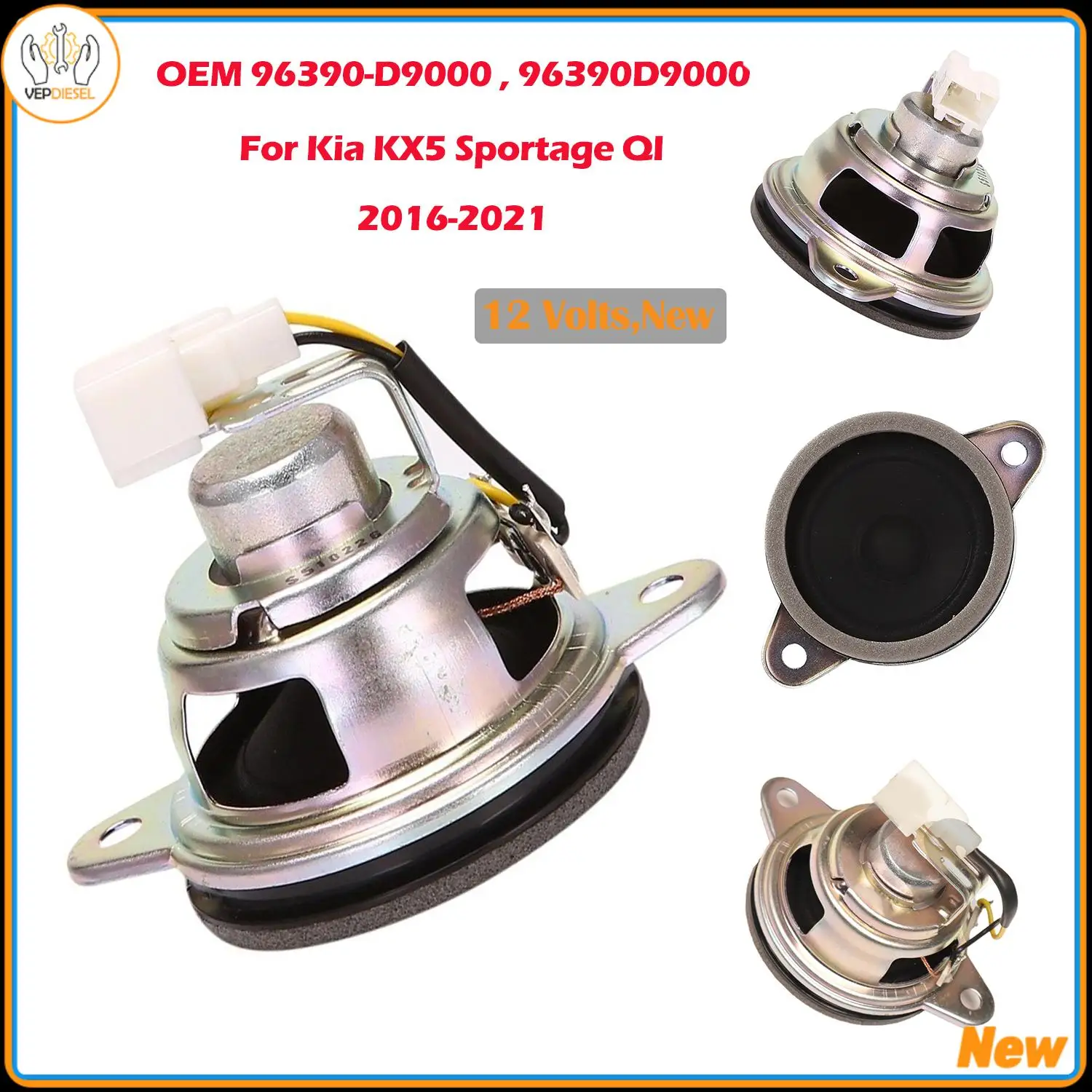 

1pc Car Cluster Speaker Assembly 96390-D9000 For Kia KX5 Sportage QL 2016-2021 Speaker Assy-Cluster Replace 96390D9000 New