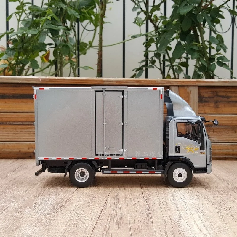 Collectible Alloy Toy Model Gift 1:24 Sinotruk Homan M3,HOWO Delivery Van Truck Vehicles DieCast Toy Model Gift,Decoration