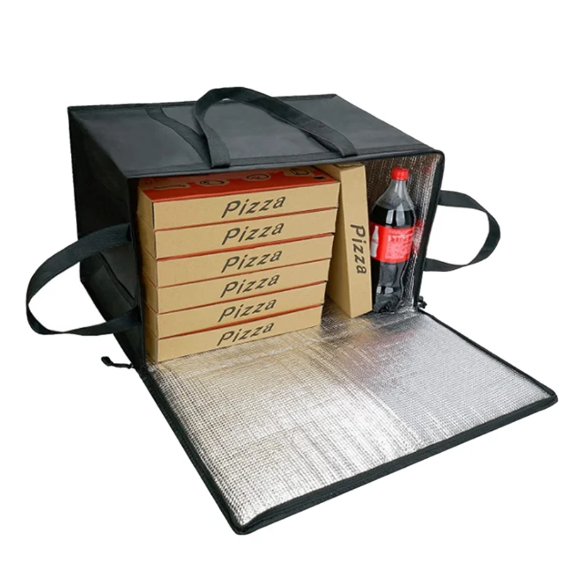 pizza bags for delivery Insulated Food/Pizza Delivery Bag Insulated Grocery Reusable Shopping Bags Insulated Cooler Bags